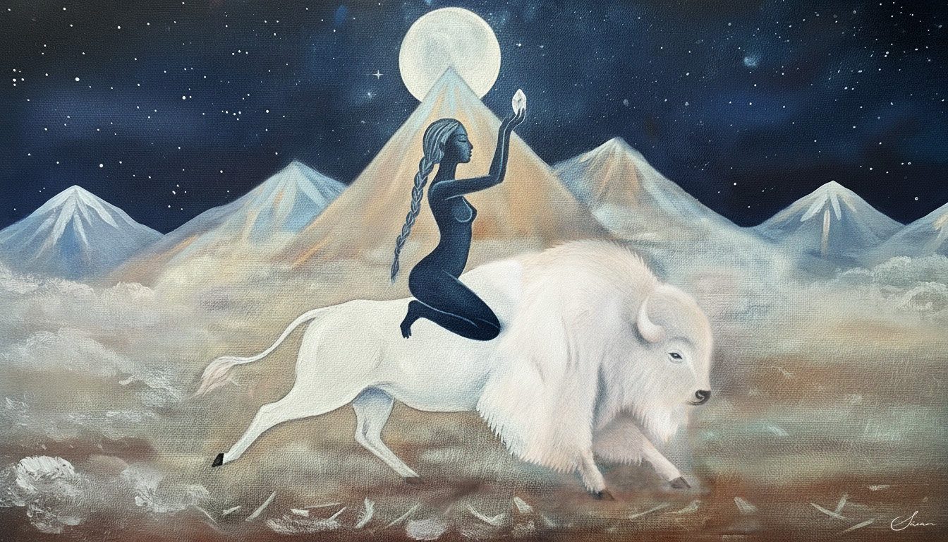 Buffalo Moon Woman