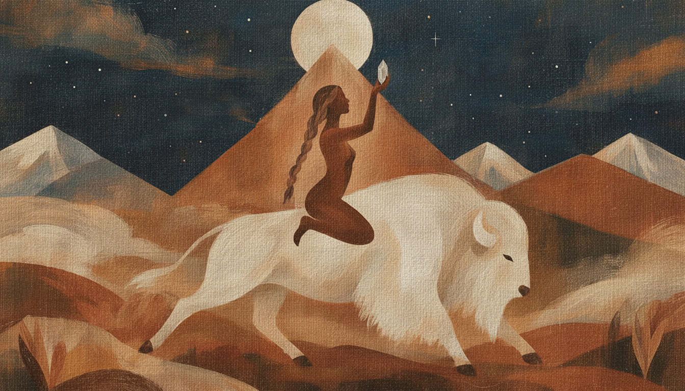 Buffalo Moon Woman
