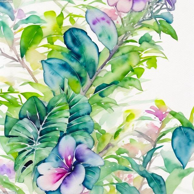 Botanical Watercolor Print