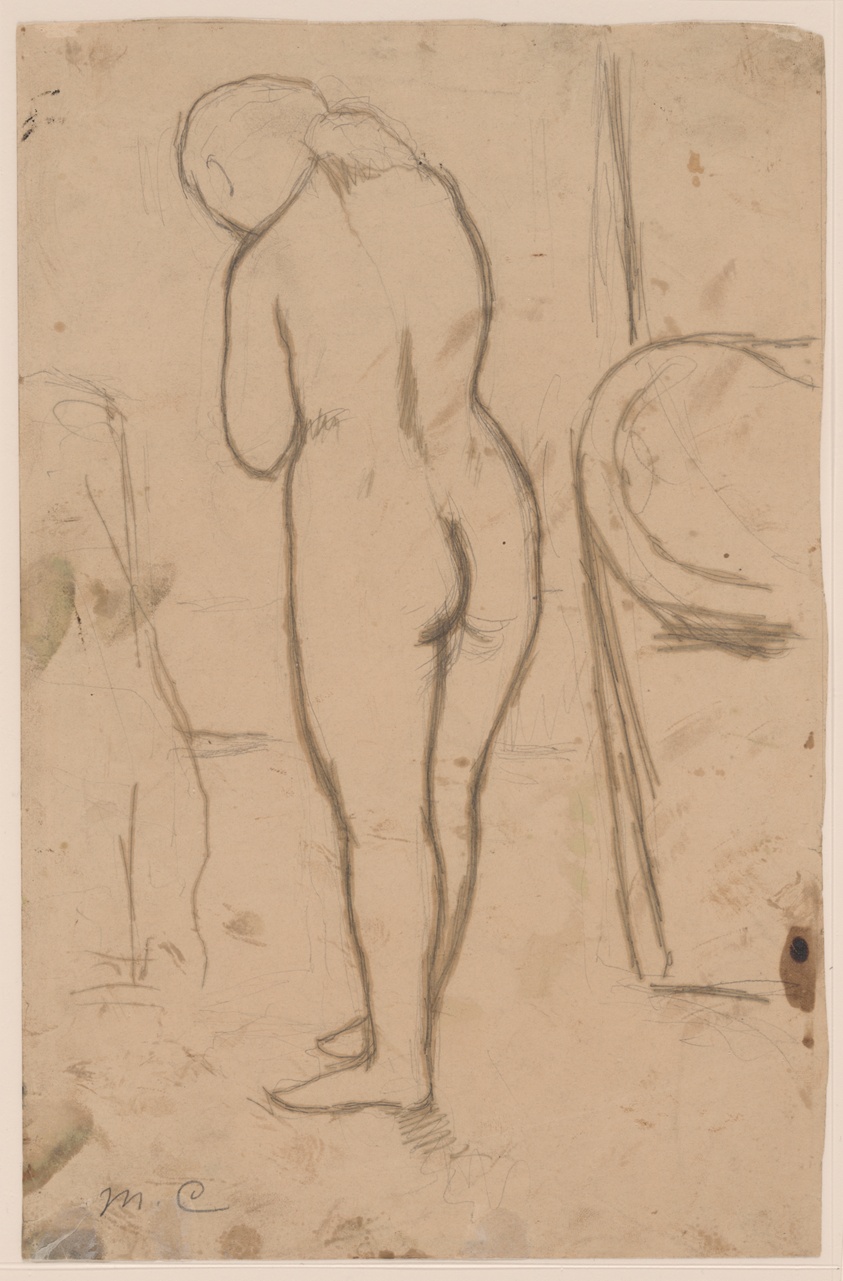 Drawing for "Standing Nude"